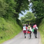 Último tramo del Camino de Santiago