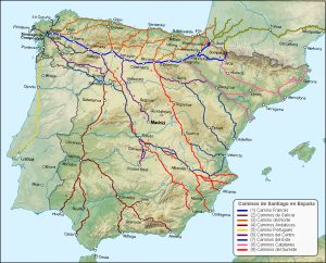 Lee más sobre el artículo Camino de Santiago en bici con mapa