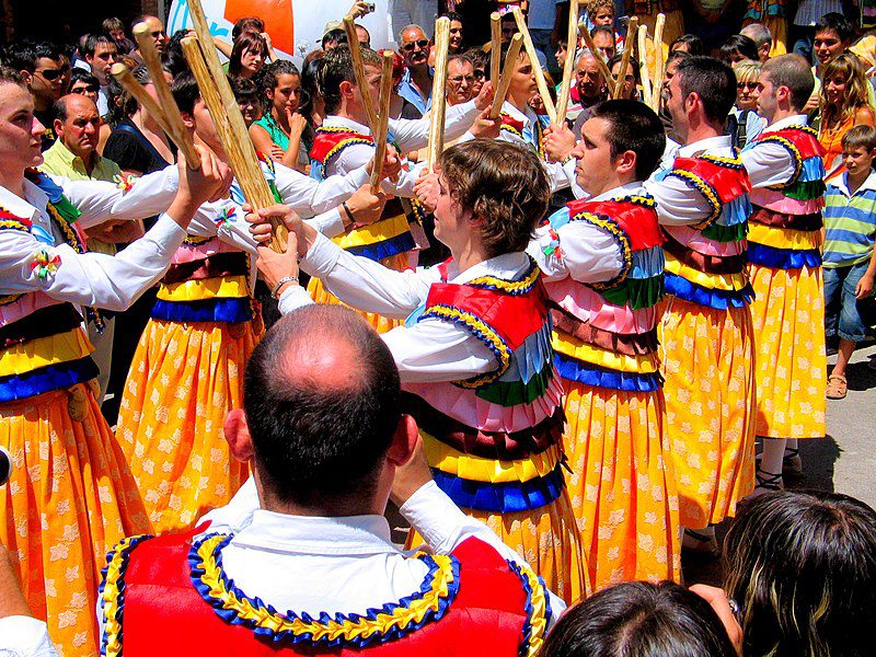 fiestas durante el camino logroño