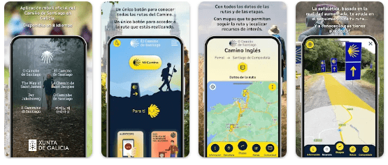 mejores app camino de santiago 