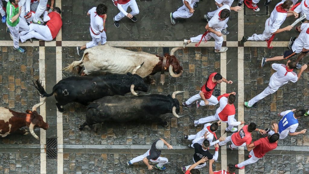 fiestas durante el camino pamplona