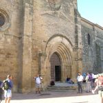 La Iglesia de San Juan Bautista en Grañón en el Camino de Santiago.